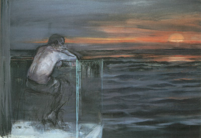 Alberto Sughi, Tramonto sul mare